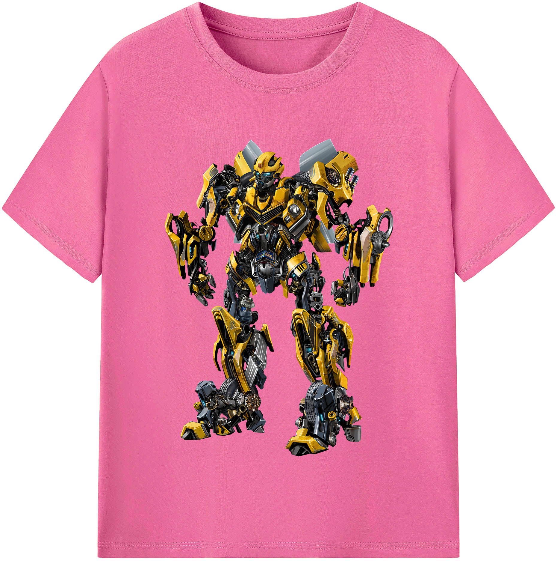 （画像用） Transformers トランスフォーマー レディースカジュアルプリントTシャツ（綿100％）